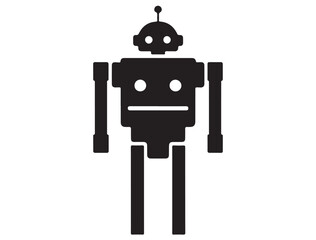 ROBOT ICON SILHOUETTE