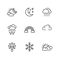 weather forecast icons