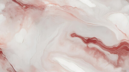 Fototapeta premium Luxury fluid art with red and white marble abstract texture ai