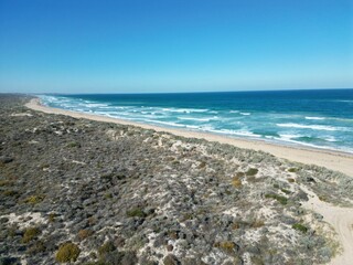 Wavy Beach and white sand