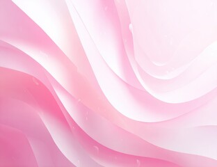 Obraz premium Abstract, soft pink wavy layers