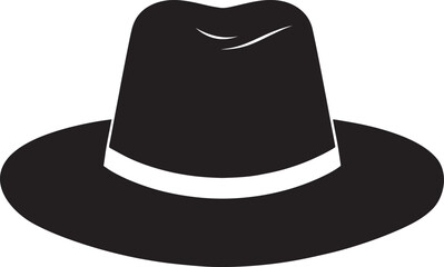 Traditional Irish Leprechaun Hat in Black Silhouette | St. Patrick’s Day Clipart Illustration Vector Format