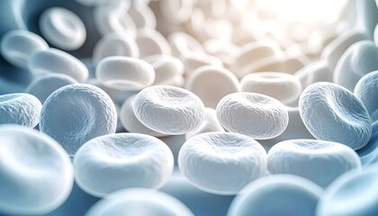 White Blood Cells Illustration Medical Concept