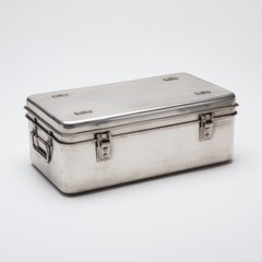 Stainless steel box with lid