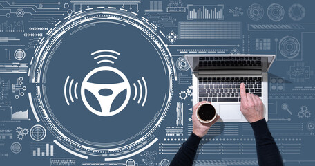 Concept of self-driving car