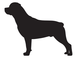 ROTTWEILER DOG SILHOUETTE