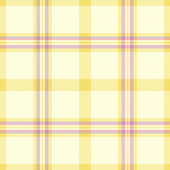 Soft pastel yellow and lilac plaid pattern.  Ideal for textile design, website backgrounds, or packaging.  This cheerful, seamless texture evokes feelings of warmth and tranquility.