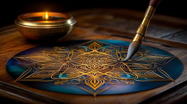 Thai Ornamental Line Art Kruea Thao 