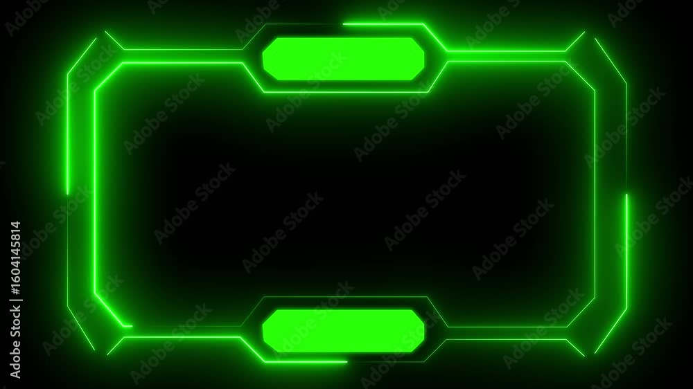Poster futuristic hud interface screen design. sci-fi virtual reality technology view display. abstract dig