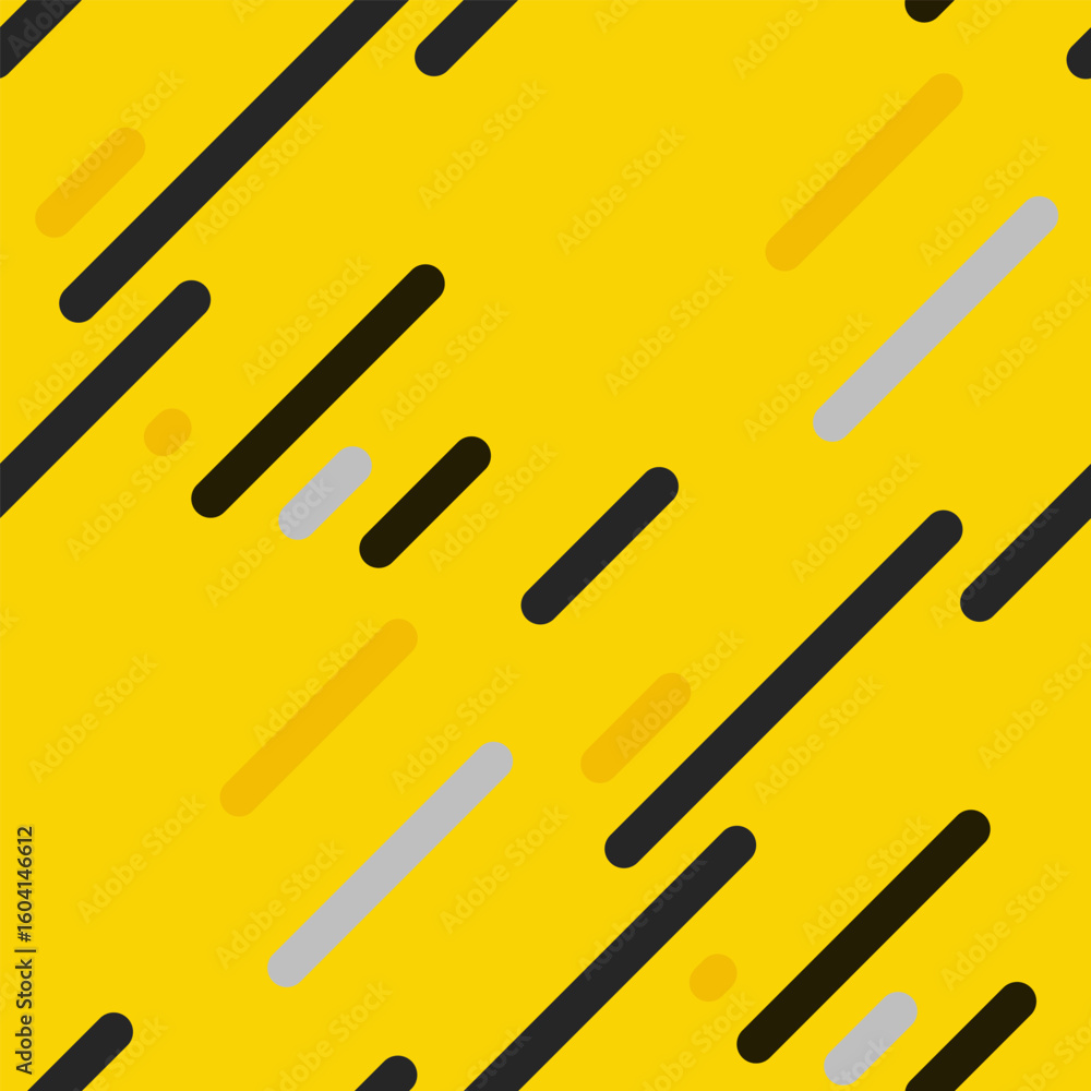 Poster dynamic abstract background with diagonal lines in yellow, black, and gray. perfect for modern desig