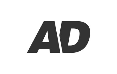 AD Techno Editable Font Logo For Corporate Branding. Bold, Futuristic Design With Unique Typographic Ideas. Minimal Custom Type And Dynamic Letter