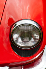 Classic car close up detail