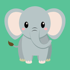 Obraz premium Cute elephant 