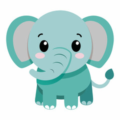 Obraz premium Cute elephant 