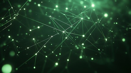 Fototapeta premium Abstract network design with glowing points and lines (10)