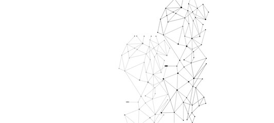 black and white abstract background with shadow