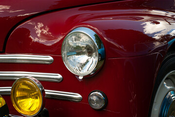 Classic car close up detail