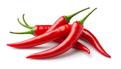 Red chili peppers close-up