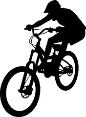 Obraz premium mountain biking, cycling, bike rider, outdoor vector bundle