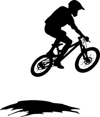 mountain biking, cycling, bike rider, outdoor vector bundle