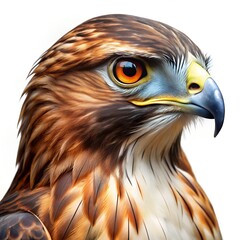 portrait of a golden eagle
