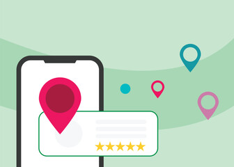 Local SEO strategies for small businesses. Local search listings with maps and ratings. 5-star location reviews.