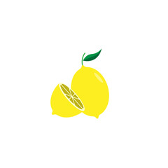 vector lemon icon design creative illustration simple concept symbol for web icon eps 10