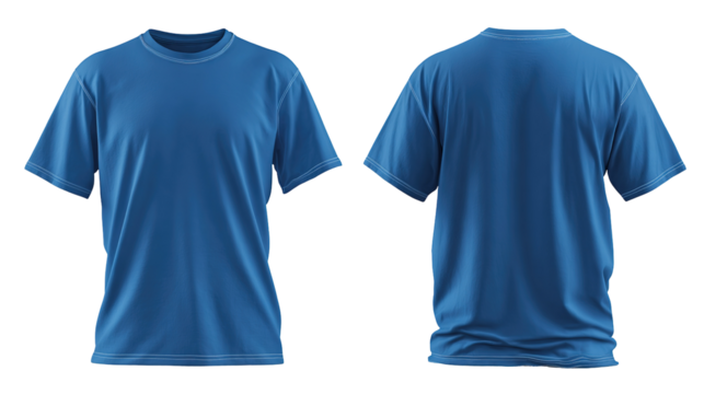 Minimalist white cotton t shirt hanging loosely on clothesline, floating against pure white backdrop, highlighting clean design aesthetic