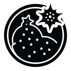 christmas cookies vector icon