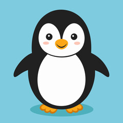 Obraz premium Cute penguin isolated 