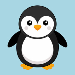 Obraz premium Cute penguin isolated 