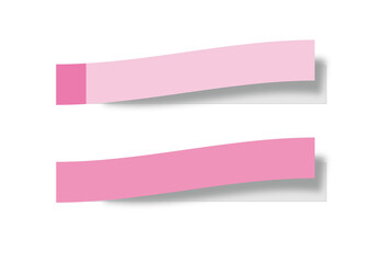 シンプルなピンク色の付箋
Simple pink sticky note