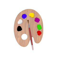 Artists Palette Painting Supplies Color Palette Art Tools Creative Resource png