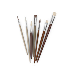 Artisan Paint Brushes A Collection of Fine Art Tools png