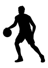 basketball player silhouette