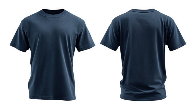 Minimalist white cotton t shirt hanging loosely on clothesline, floating against pure white backdrop, highlighting clean design aesthetic