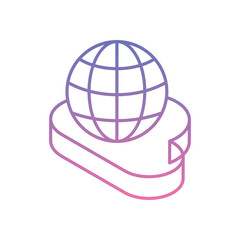 Cloud Network Icon vector stock illustration