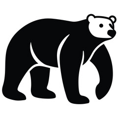 polar bear vector icon