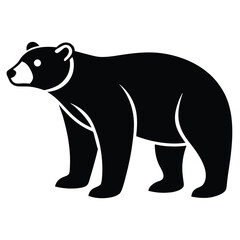 polar bear vector icon