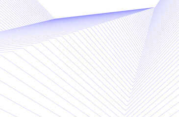 Architectural geometric background 3d drawing