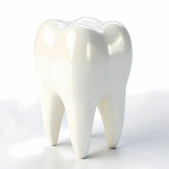 Perfect Smile: A 3D Render of a Healthy Tooth