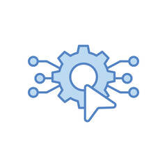 Digital Transformation Icon vector stock illustration