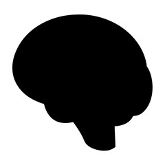 Silhouette of a brain representing intelligence and neurological function