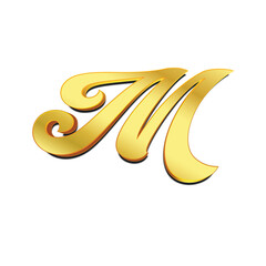 Golden luxury gold 3d letter Alphabet A-Z font png