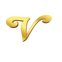 Golden luxury gold 3d letter Alphabet A-Z font png