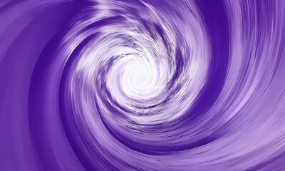 Abstract Purple Vortex Swirling Bright White Center Digital Art - Powered by Adobe