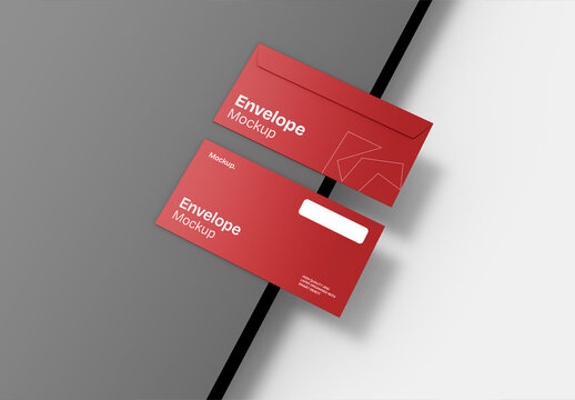 Envelope Mockup Stationary Design