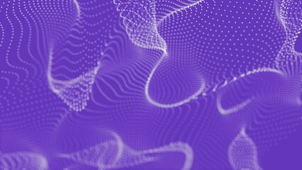 a purple background with a pattern of white dots