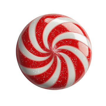 Red candy, isolated 