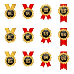 gold silver and bronze awards